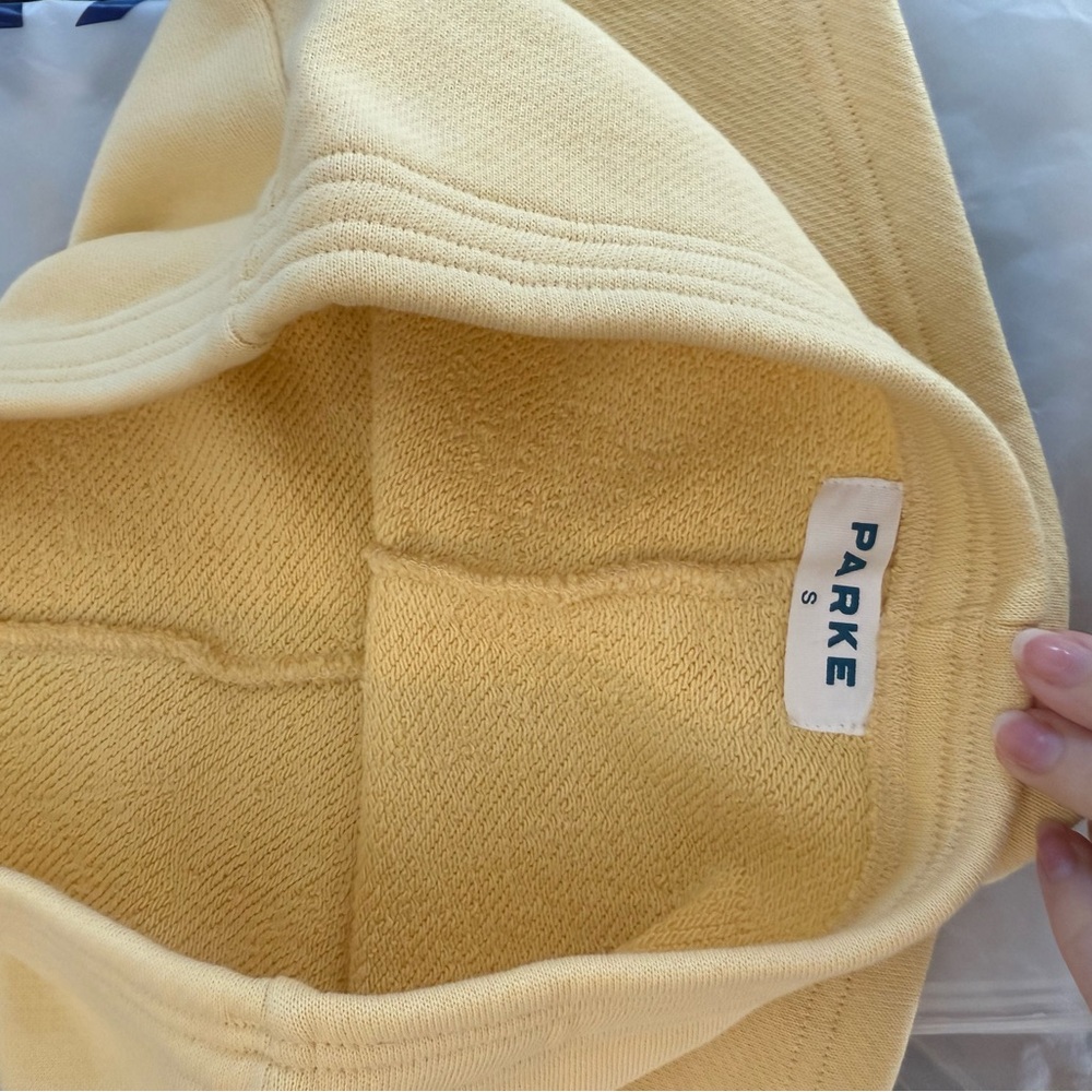 PARKE Women's Yellow Shorts